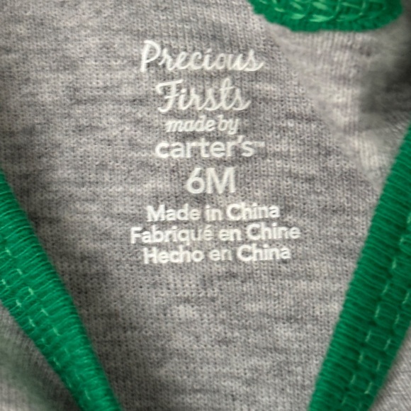 Baby “No Mistletoe Required” CHRISTMAS Set Bib Onsie, Pants, Reindeer 6 Months - Picture 7 of 8